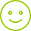 A smiley illustration on a white background